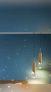 Nordic Minimalist Hotel Bar Counter Dining Room Chandelier Living Room Bedroom Bedside Pendant Light