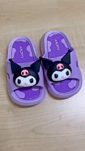 ✅SANRIO KUROMI Kids Sandals Shoe Slipper Kasut Sandal Selipar Budak Perempuan MX111