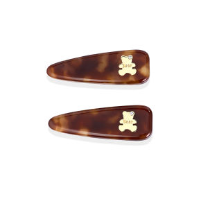ajidou | Kẹp Tóc Bên Bear Lấp Lánh Elegance