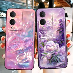 Luckrider Artistic Healing Phone Case for VivoY36 Full Lens Coverage Elegant Minimalist Silicone Fashion Chinese Elements
