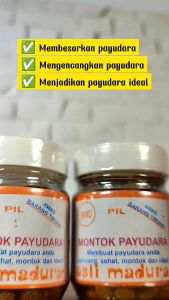 JAMU MONTOK PAYUDARA 160 PIL - PEMBESAR PAYUDARA - PENGENCANG PAYUDARA - RAMUAN TRADISIONAL ASLI MADURA KHUSUS WANITA BISA COD