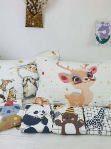 Khăn Đệm Bằng Cotton Nguyên Chất Dày Mới Khăn Đệm Mềm Mại Thoải Mái Thân Thiện Với Làn Da Một Cặp