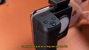 Đế sạc nhanh không dây - Tay cầm điện thoại có nam châm chụp ảnh quay phim giá rẻ