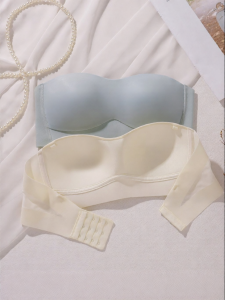 Anti-slip Gathering Small Chest Friendly Strapless Bra