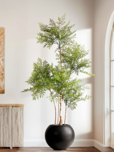 LIANYOU | Luxurious Fake Nandina Plant Indoor Decorative Floor Plant
