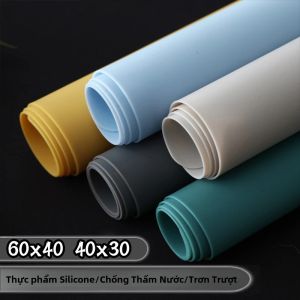 Tấm Lót Bàn Silicon Cỡ Lớn 60/40cm Chất Liệu An Toàn Thực Phẩm Chống Thấm Nước Cách Nhiệt Chống Trượt Có Thể Giặt Được Hình Chữ Nhật Dùng Cho Nhà Bếp Bàn Ăn