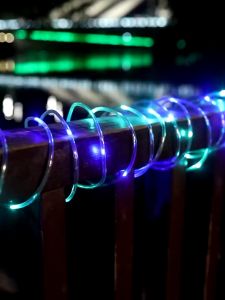SEAN 100/200 LED Solar PVC Tube Copper Wire Light Waterproof LED Outdoor Tube Light Christmas Decoration
