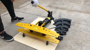 Stock SWG-1 13mm-34mm manual hydraulic pipe bender Steel pipe Bender Iron pipe bender "U" type tool