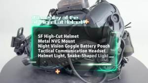 BOOIU Tactical Battery Case Storage Pouch Helmet Retention System PVS31 NVG Battery Box Pouch Adjustable Fast Helmet Accessories