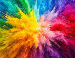 Jigsaw Puzzle 500/1000/1200/2000PCS Vibrant Rainbow Color Splash Abstract Art For Adults Stress Relief Relaxing Hobby Gift