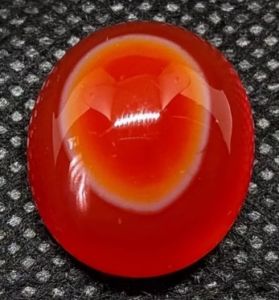 cincin alpaka batu chalcedon motif.