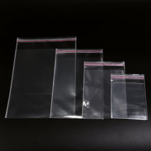 100pcs/lot Transparent Self-sealing Jewelry Bags Candy OPP Self-adhesive Bags Packaging Resealable Gifts Cookie Storage Pouches