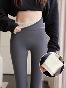 MiiOW | Quần tập yoga dày lót lông cừu mùa thu đông cho nữ Quần Shark MiiOW ấm áp ôm vừa vặn Quần thể thao