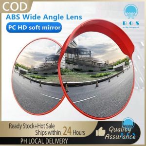 【COD】Outdoor Indoor Traffic Wide-Angle Mirror Road Wide-Angle Mirror Convax Spharical Mirror Corner Curved Mirror Concaive-Convex High-Speed Wide-Angle Mirror