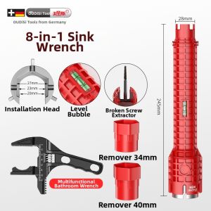 MUDUOXIN | All-in-One Plumbing Wrench for Bathroom