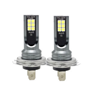 Super Bright 2Pcs LED H4 H7 Car Headlight H7 Car Fog Light Driving Running Light 12000LM 12V 24V