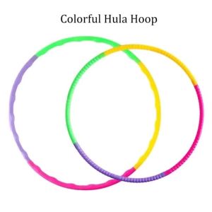 Hula Hoop Sport Removable Colorful Kids Hula Hoop Equipment Portable Plastic Fitness Sports Equipment Best Gift for Kids
