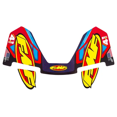 26x15 ซม.สําหรับ FMF สติกเกอร์ 4T รถจักรยานยนต์ท่อไอเสียท่อสติ๊กเกอร์กันน้ํา Universal สําหรับรถมอเตอร์ไซด์รถยนต์