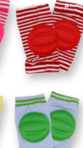 Socone Infant Randomly Selected Boys and Girls One Pair Baby Knee Pads Leg Protector Anti Slip Crawling Accessory 7749