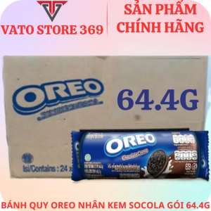 Bánh quy kem OREO vị socola gói 64.4g