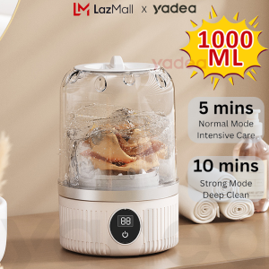1000ml Wireless Laundry Cup Mesin Basuh Mini Washing Machine With Dryer Baby Clothes Socks Bra Washing Machine For Household Dormitory Travel