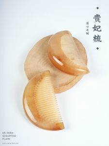 Tự Nhiên Chính Hãng Sừng Bò Lược Đế Quốc Concubine Phong Cách Dành Cho Nữ Tóc Dài Di Động Cá Nhân Sử Dụng Đầu Massage Kinh Tuyến