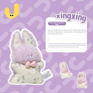 JOOKE | Thú Bông Thỏ Trắng Gối Đậu Nành Giảm Căng Thẳng