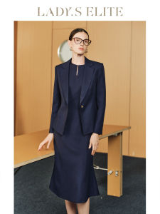 LadyS Elite | Wool Suit Set Dress and Ankle Pants