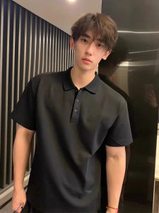 Áo Thun Polo Nam Tay Ngắn Màu Đen Cleanfit Chất Liệu Cotton Pha Trộn Thường Ngày Mùa Hè Cổ Polo Tay Lửng Cao Cấp