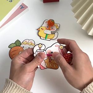 LD-A93 Kartu Ucapan Permen Lolipop Motif Kartun Lucu Greeting Card Lollipop / Gift Card Birthday