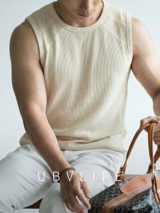UBV | Cool and Breathable Lightweight Sport Vest Wear-resistant and Skin-friendly Ribbed Design