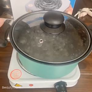 Bếp điện mini 1000W 220V Bếp điện đa năng 5 nấc điều chỉnh nhiệt độ Sử dụng để nấu nướng Dã ngoại Hơ bếp cho mẹ sau sinh