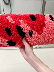 TC44 Thảm lau chân 3D khoai tây thảm chùi chân thảm decor siêu thấm hút chống trượt cửa phòng ngủ phòng khách nhà tắm