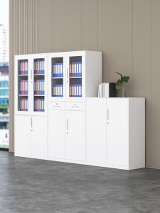 White Steel Filing Cabinet Lockable