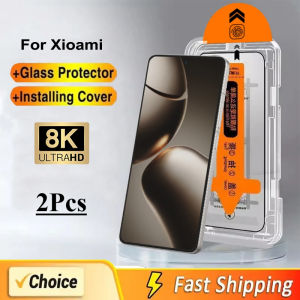 2PC 8K Dust Free Glass For Xiaomi 15 14 13 14T 13T 11T 12T 10T 9T 9 Pro CC9 Screen Protectors Easy Installation Protective Glass