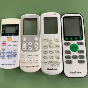 Điều khiển điều hoà Nagakawa 1&2 chiều các dòng 9000-18000PTU Remote máy lạnh nagakawa chính hãng móc bấm từ xa máy lạnh nagakqa