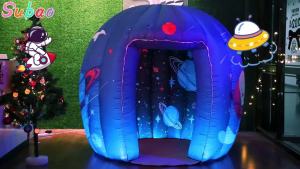 Sensory Tent for Kids & Adults Astronaut Galaxy Inflatable Light Up Sensory Toy Indoor Play Calm Corner