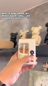 Automatic Fragrance Machine Natural Scent Essential Oil Aroma Diffuser Rechargeable Perfume Humidifier for household