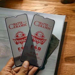 Tempered Glass Realme NARZO A20 A30 A50 Ceramic Matte Anti Minyak Anti Kepo Full Layar