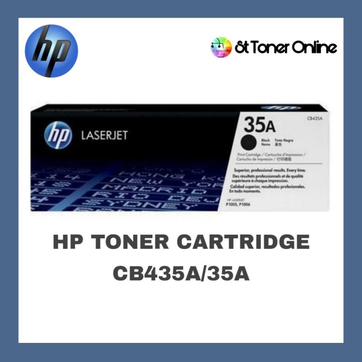HP CB435A/35A Original Toner Cartridge | Lazada