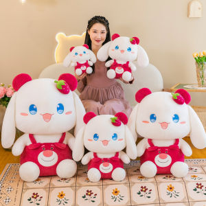 GẤU BÔNG CINNAMOROLL THÚ BÔNG THỎ CINNAMOROLL MẶC YẾM LOTSO LÔNG MỊN CAO CẤP CHO BÉ MẪU MỚI