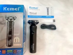 Máy cạo râu khô và ướt KEMEI KM-T85 chống thấm nước IPX6 công suất 8W sạc USB nhanh 1.5 giờ - Chính hãng
