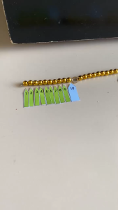 Hundred beads chain montessori / ratusan beads chain