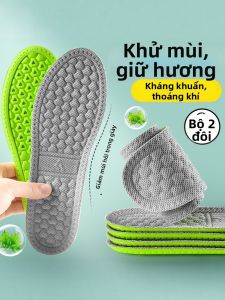 LINGMIAO | Deodorizing Fragrant Sweat-Absorbent Antibacterial Mens Insoles