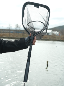 Kingdom Lưới Câu Cá Dạng Ống Lồng Lưới Câu Cá Mở Rộng Gấp Gọn Tiện Dụng Ngoài Trời Màu Đen