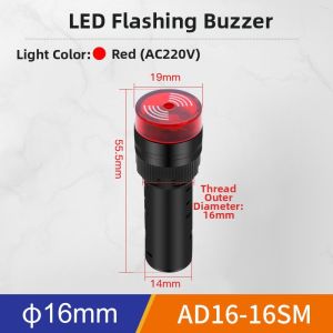 kuicc | LED Sound and Light Flash Alarm Buzzer