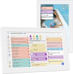 10.1 Inch Smart Digital Family Calendar with Touch Screen Multi-Platform Calendar Sync to Electronic Chore Planner Gifts for Mom