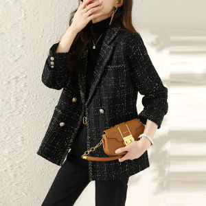 Chic French Style Elegant Short Coat with Added Cotton