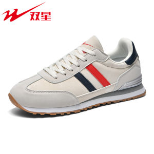 Double Star Mens Casual Running Shoes Breathable Comfortable Sporty Low Top Shoes with Supportive Lightweight Features