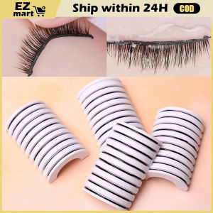 【Fast Shipping】 10pcs/box Reusable Eyelash Glue Self-Sticker Lash Adhesive Tape Soft Glue-Free Lash Eyelash Glue Strip Hypoallergenic Makeup Tool